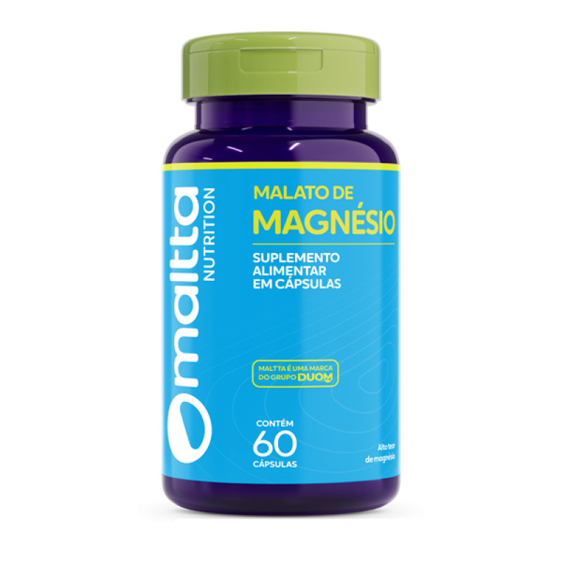 Malato de Magnésio 60 cápsulas
