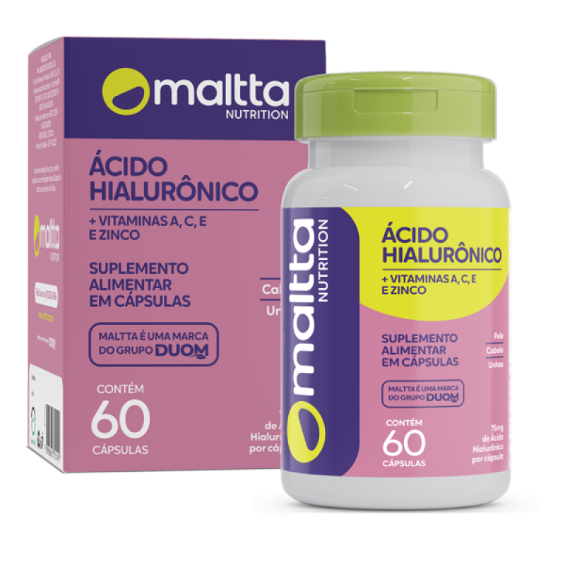 Ácido Hialurônico + Vitaminas 60 cápsulas