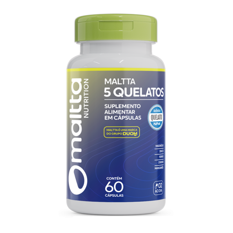 Maltta 5 Quelatos 60 cápsulas