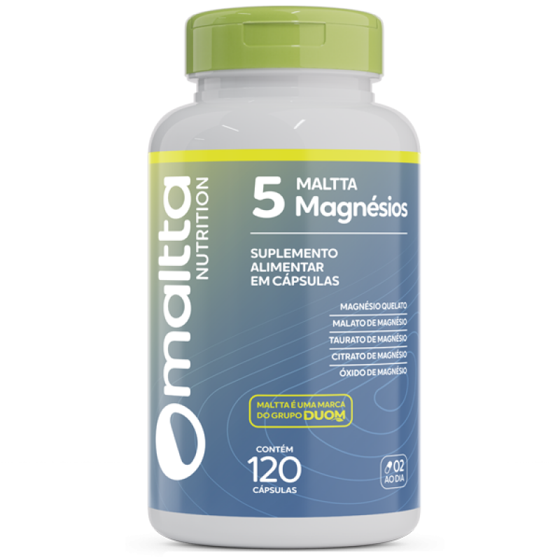 Maltta 5 Magnésios 120 cápsulas
