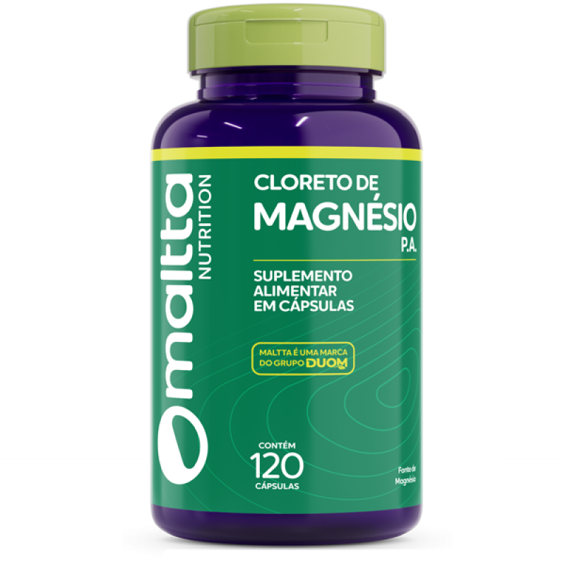 Cloreto de Magnésio 120 cápsulas